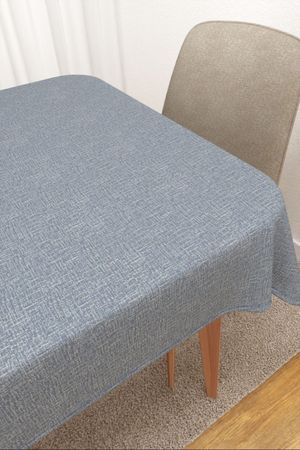 Tischdecke eckig Lysel #2T Basiroa in jeansblau