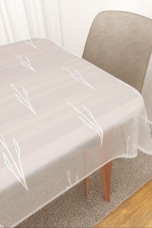 Tischdecke eckig Lysel #2T Vicario in beige-grau