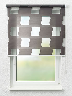 Rollo Wavy Shine 30.003 Fensteransicht